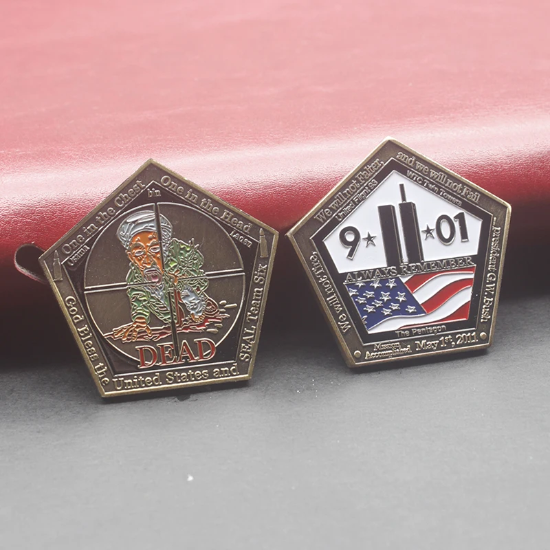 Военно-морская команда США 6-й коммандос памятная монета антитеррористический