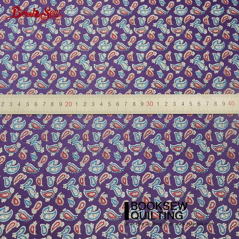 Booksew хлопок поплин Ткань Новинка Постельные принадлежности Шет фиолетовое