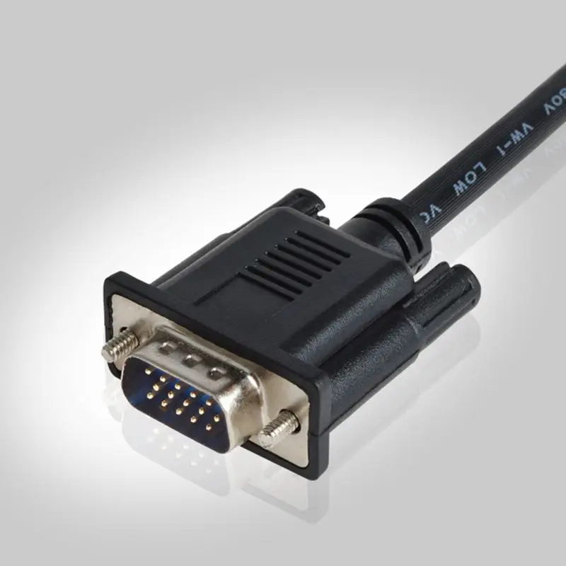 Кабель VGA 15pin 3 + 6 углов папа-vga папа под углом 90 градусов 5 футов 10 м для проектора