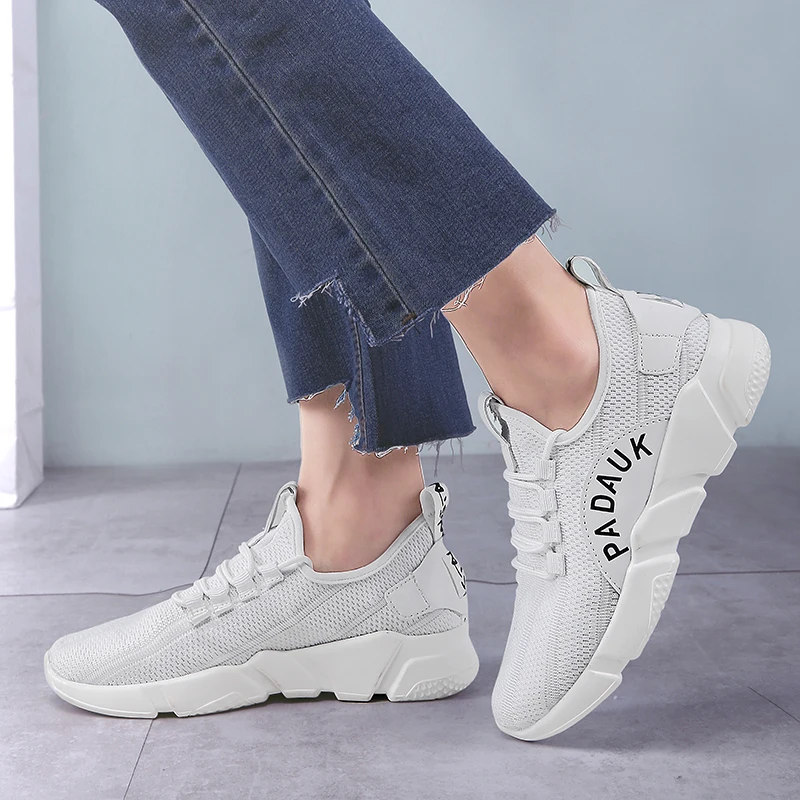 2019 Обувь с дышащей сеткой женская повседневная обувь из вулканизированной