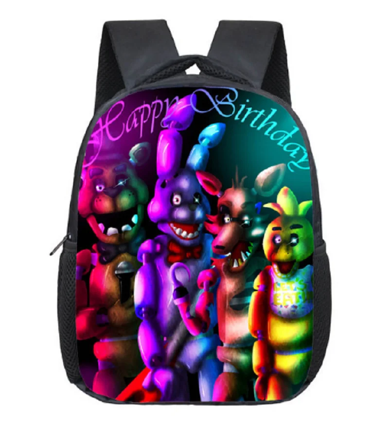 12 Inch Five Nights At Freddys Children School Bags Backpack Kids Kindergarten Bag Freddy Bear Toddler bag