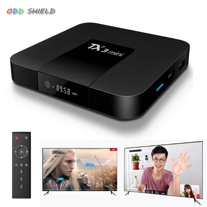 TX3 Мини ТВ приставка Android 7 1 S905W с QHD TV Арабский Франция Великобритания французский