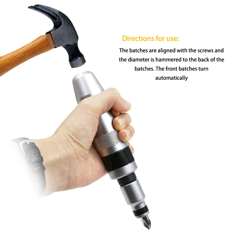 12/7 шт. ударная CR V сталь PH2/PH3 винт SetImpact партии винты многофункциональная отвертка