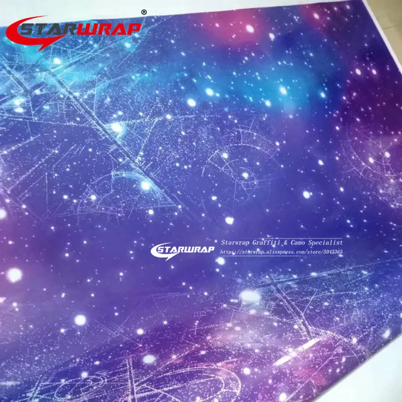 Starwrap Galaxy виниловый автомобильный Стайлинг Граффити стикер звездное небо