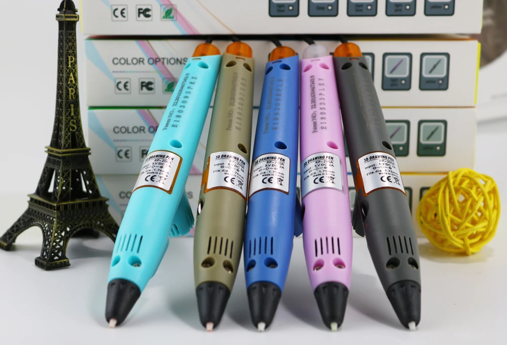 Myriwell 3D печать Ручка 3D Ручка 50 м или 100 м PCL Материал USB низкая температура безопасный для детей Рисование игрушки подарки на день рождения
