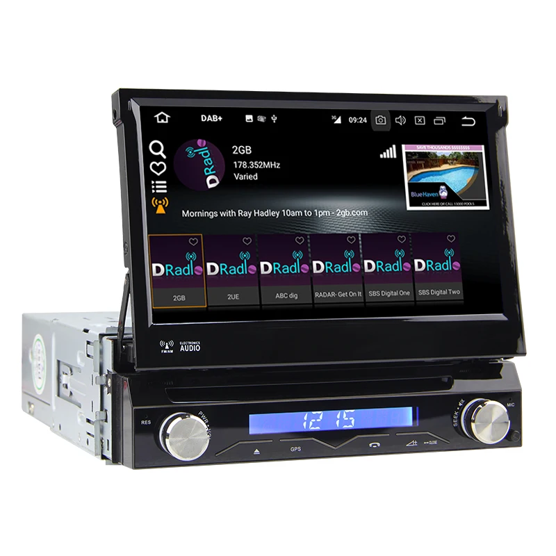 KSAOTU 7 &quotDAB + 4G Android 8 1 автомобильный DVD плеер SD GPS для универсального