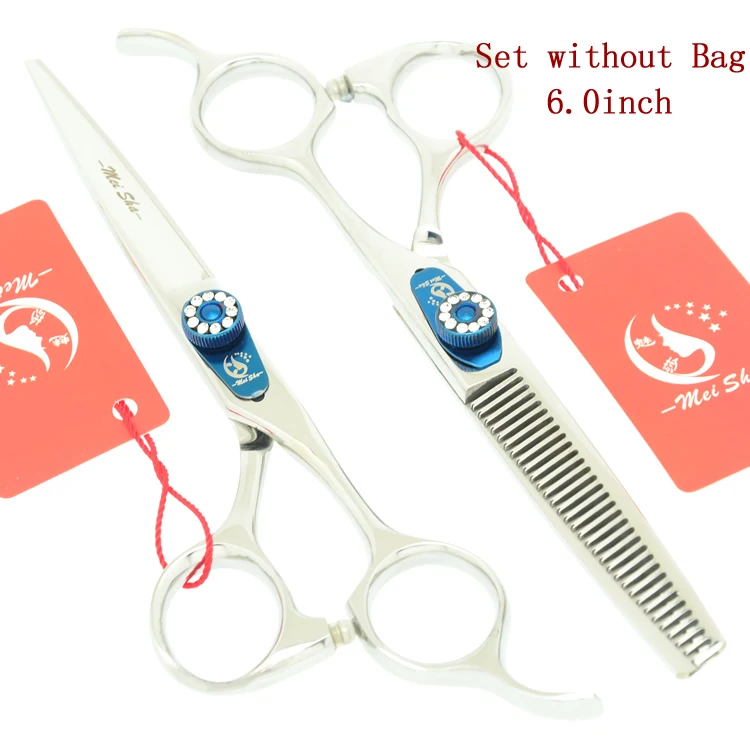 HA0255 no bag 60 Meisha 6,0 дюймовые ножницы из нержавеющей стали, парикмахерские ножницы, Профессиональные парикмахерские ножницы, филировочные ножницы Makas HA0256 - Цвет: HA0255 no bag 60