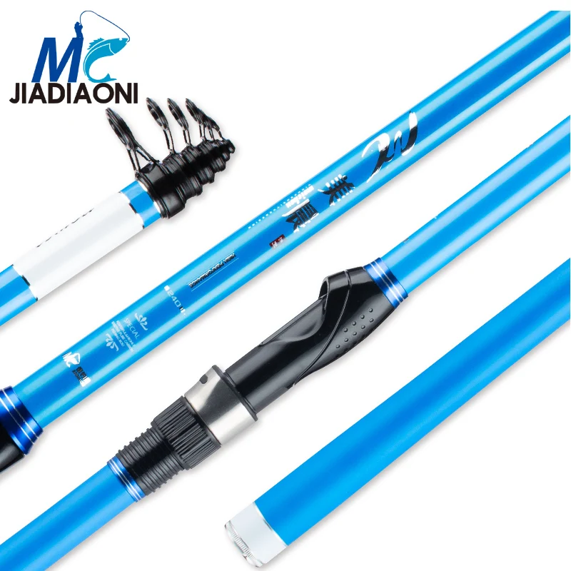 JIADIAONI JIGAN 2 4 м/2 7 м/3 0 6 м/4 м телескопическая удочка для океанской рыбалки рыболовная