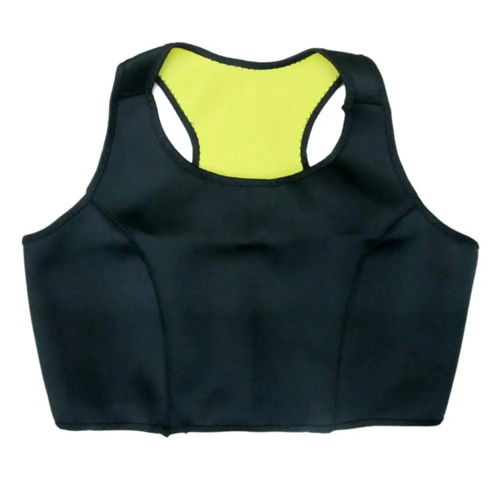 Sauna vest HEXIN для женщин Сауна жилет и талии Пот неопрена тела формирователь фитнес похудение тренировки сжигание жира талии тренер(бюстгальтер+ пояс - Цвет: Sauna vest