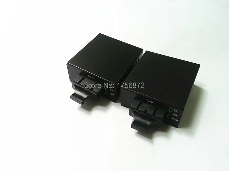 Телекоммуникационный миниатюрный одномодовый волоконный медиа-конвертер megabytes
