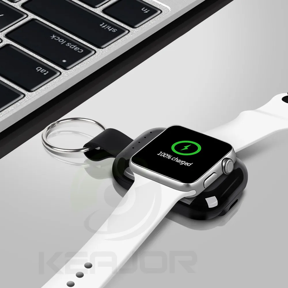 Внешний аккумулятор для iWatch серии 5 4 3 2 1 Внешний аккумулятор портативное зарядное устройство для путешествий на открытом воздухе магнитное Беспроводное зарядное устройство для Apple Watch 700 мАч