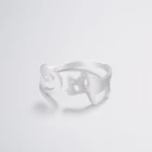 SMJEL крошечные матовые кольца в виде кошки для домашних животных женские милые животные котенок кошка аксессуары Anel ювелирные изделия рождественские подарки Feminino SYJZ101