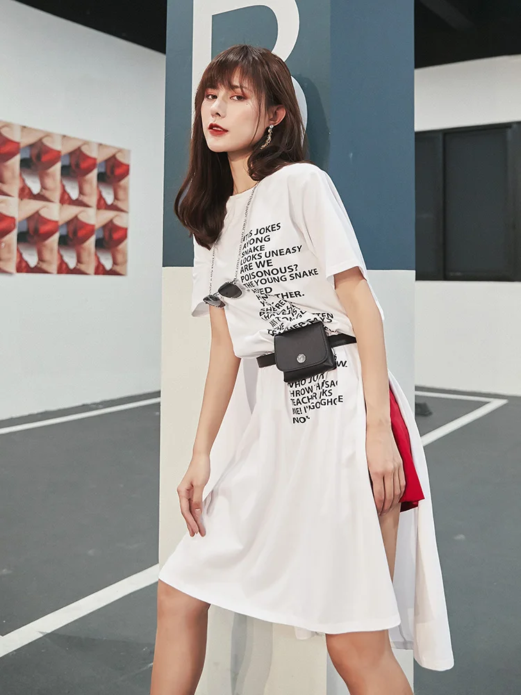 Повседневное женское платье большие размеры белые хлопковые платья женские