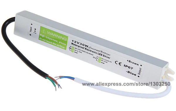 AC DC 12V 2.5A освещение Трансформатор источник питания 30W Светодиодный драйвер