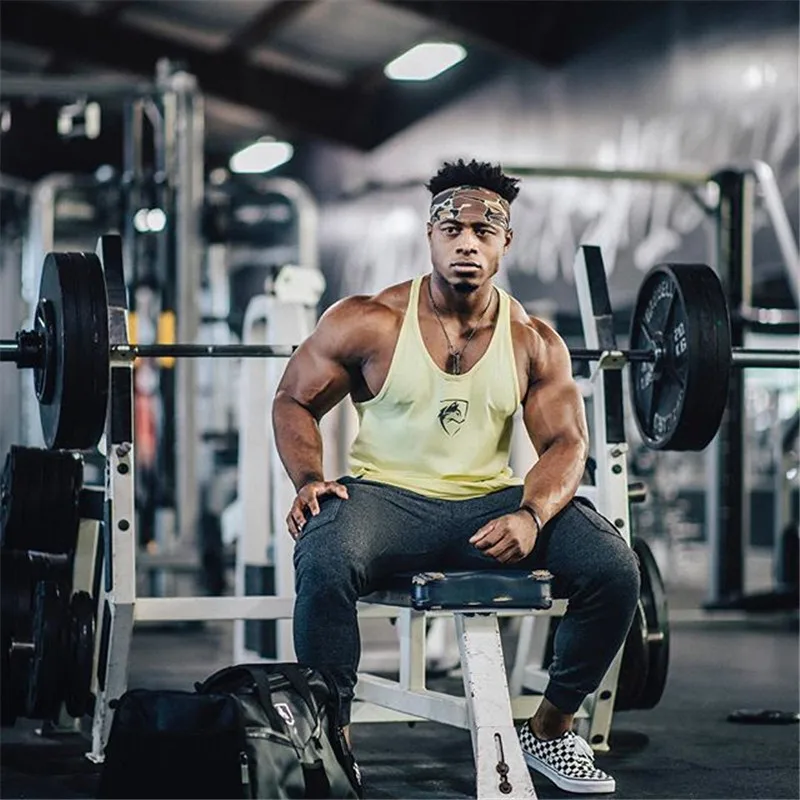 2019 летние Для мужчин бега жилет быстросохнущая Бодибилдинг Бег Жилет для одежда