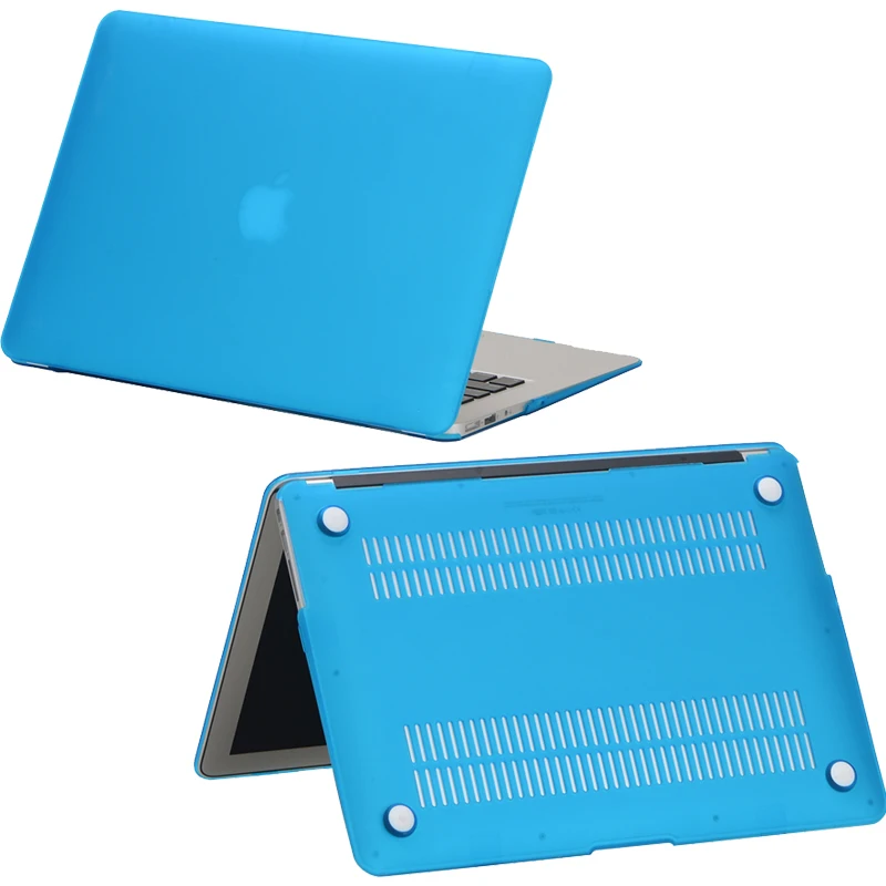 Прозрачная/матовая твердая прорезиненная Обложка для Macbook Pro 13 3 15 4 Retina 12 дюймов Air