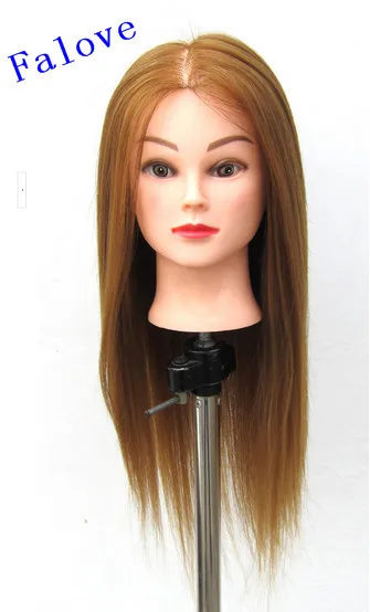 

Бесплатная Доставка! Новое поступление, женский манекен, голова с золотыми волосами для обучения парикмахерской