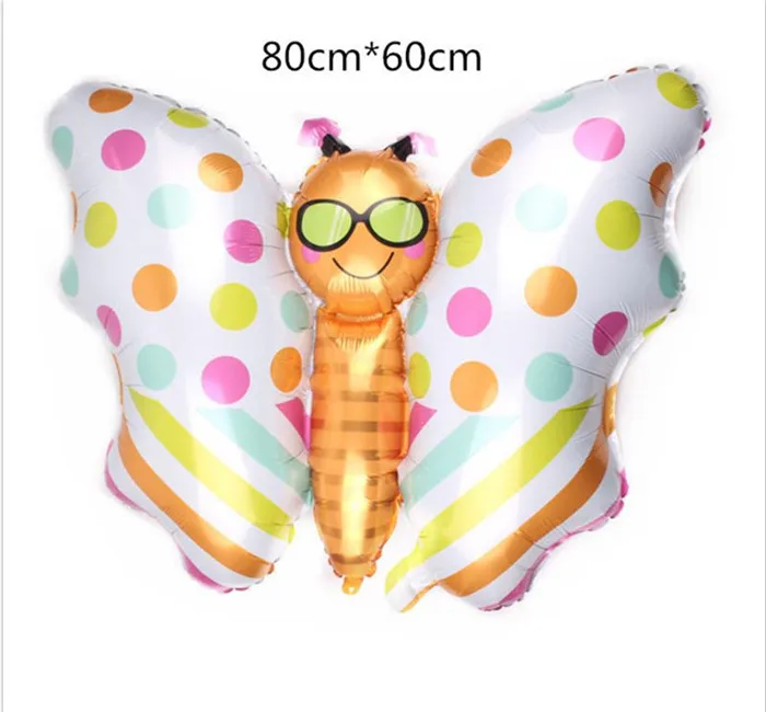 Шляпа с героями мультфильмов большие фольгированные шары бабочка розовый