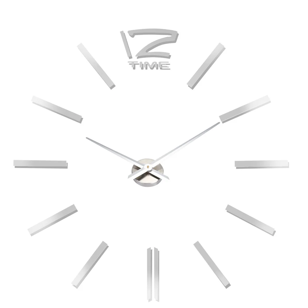 3D часы настенные Horloge домашний декор кварцевые DIY Наклейка для настенных часов
