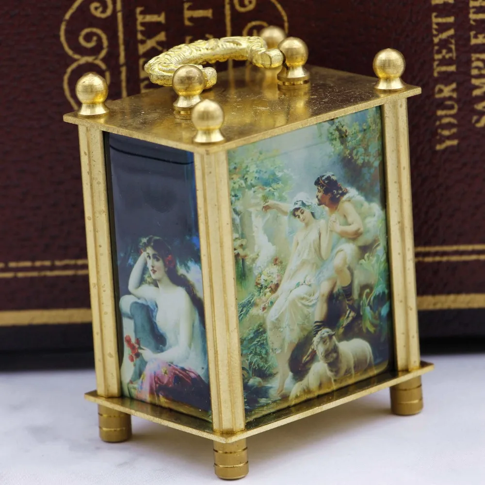 Высококачественные винтажные лондонские латунные Механические карманные часы