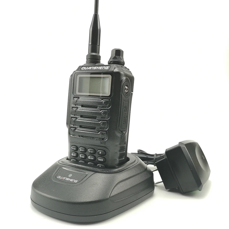 Quansheng TG-UV2 Высокое качество Мощный 5 Вт рация Vhf рация радио Cb сканер трансивер Радио связь