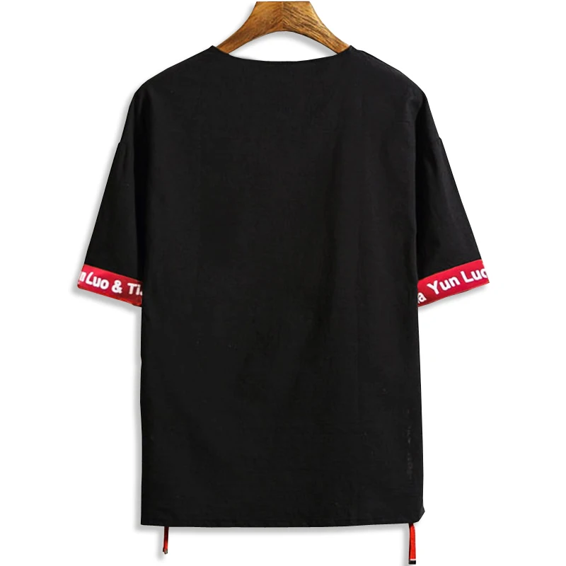 Новая мужская льняная футболка размера плюс 5XL 6XL 7XL 8XL 9XL 10XL Мужская рубашка с коротким рукавом рубашки в стиле хип-хоп винтажные Летние удобные