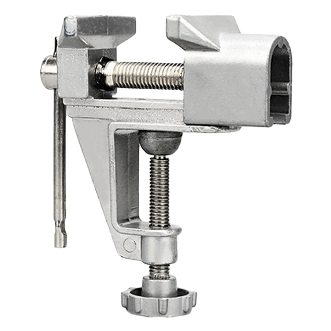 New 30mm Aluminium Alloy Machine Bench Screw Vise Mini Table Vice Bench Clamp Screw Vise for DIY Craft Mould Fixed Repair Tool enlarge