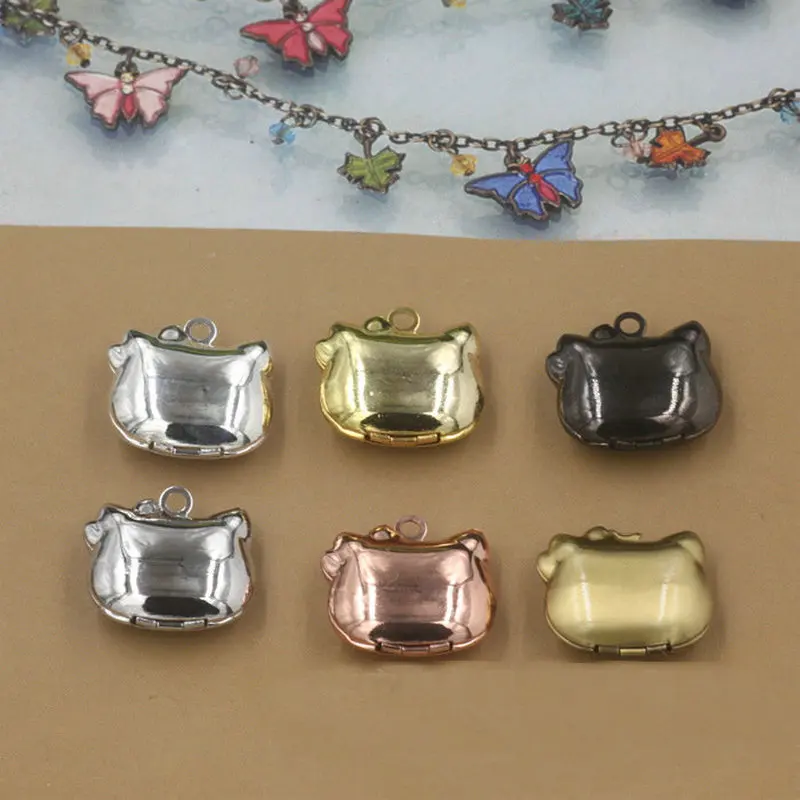 SONGLONG Small Phase box Necklaces for Women/Girl Allah Pendant Gold Color Muslim Islamic Jewelry Gift Can open the Photo Box | Украшения и