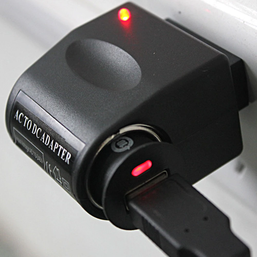 Настенная розетка для автомобильного прикуривателя с 220 в перем. Тока на 12 В