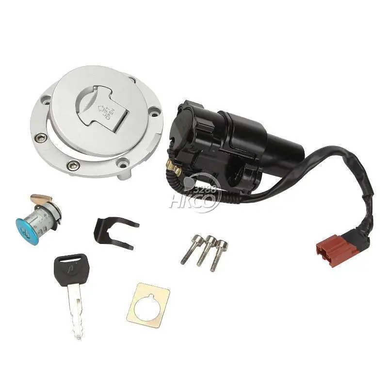 Мотоциклетная крышка топливного газа переключатель зажигания набор ключей для