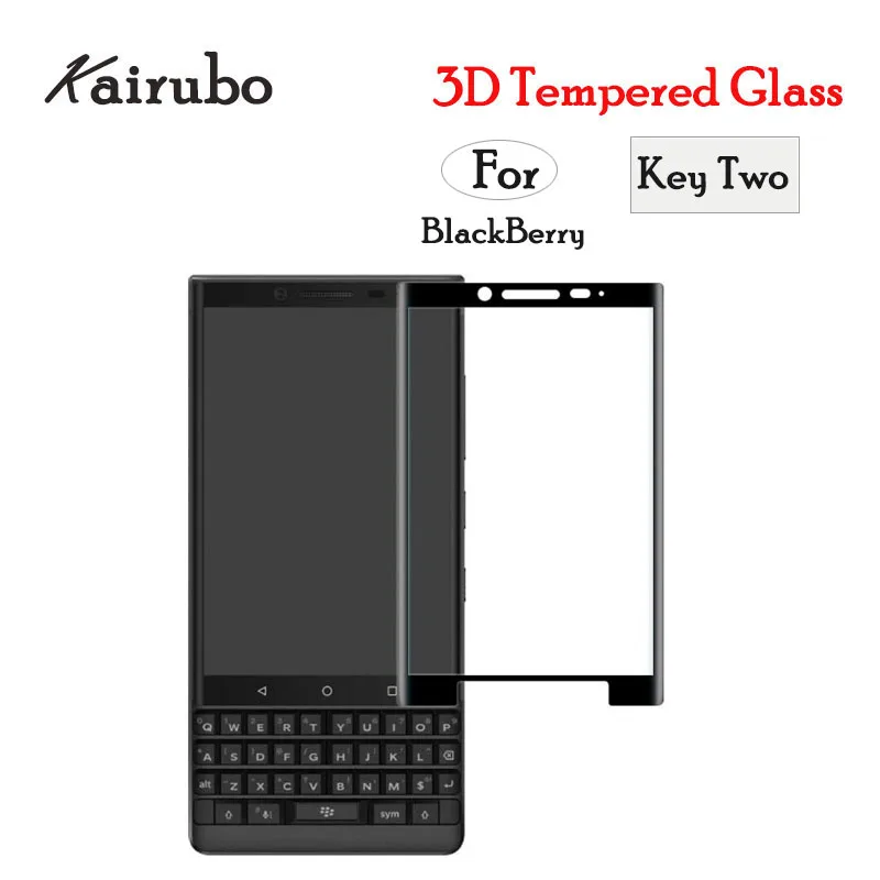 2 штуки пакет 3D закаленное стекло для Blackberry Keytwo полное покрытие 9H Защитная пленка