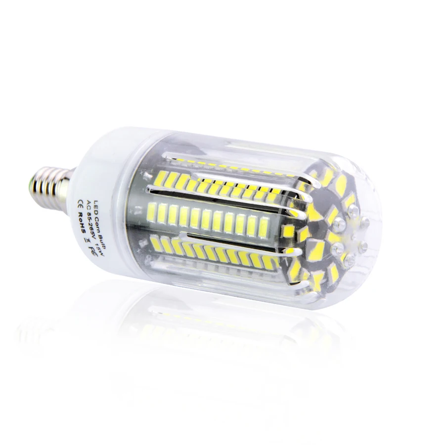 AmmToo SMD 5736 Светодиодная лампа для кукурузы ярче 5730 5733 85 265 В E14 40 56 72 100 120 130 140