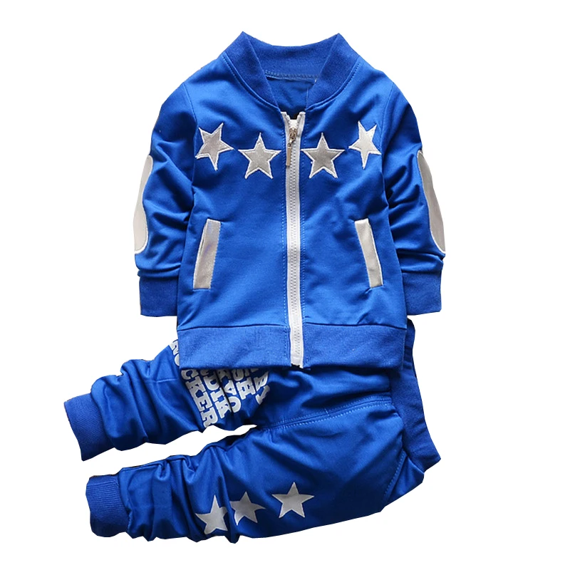 2018 Baby Boy clothing set boy sports suit children christmas girls tracksuit clothes T shirt+pant |
