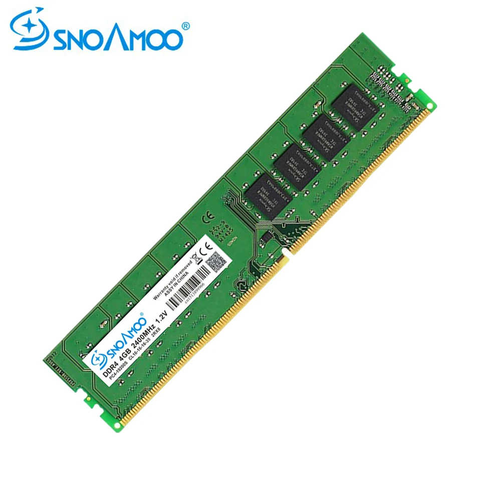 Оперативная память SNOAMOO DDR4 для настольного ПК 4 ГБ 8 2133 2400 МГц CL15 контактов DIMM Intel