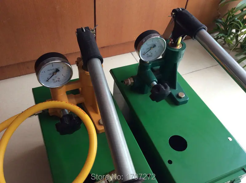 Вакуумный водяной насос с ручным механизмом 4 5 МПа для проверки давления воды