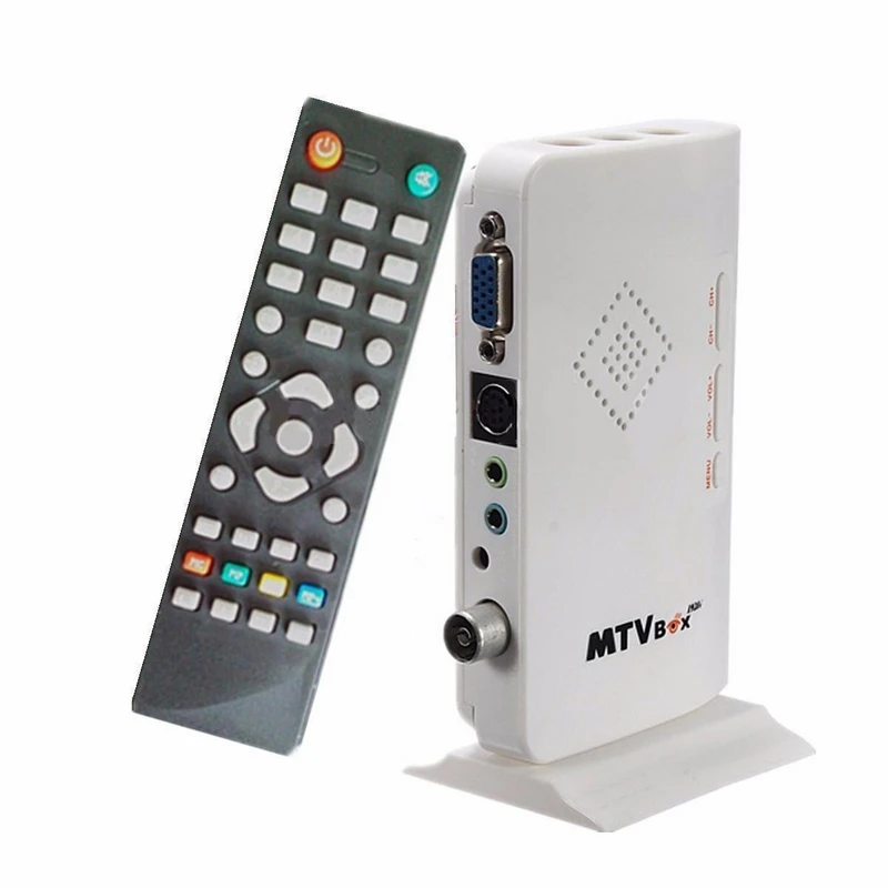 Mayitr 1 шт. портативный цифровой ТВ приставка VGA lcd Внешний ПК ТВ приставка цифровая программа приемник тюнер HD tv HD 1080P+ динамик
