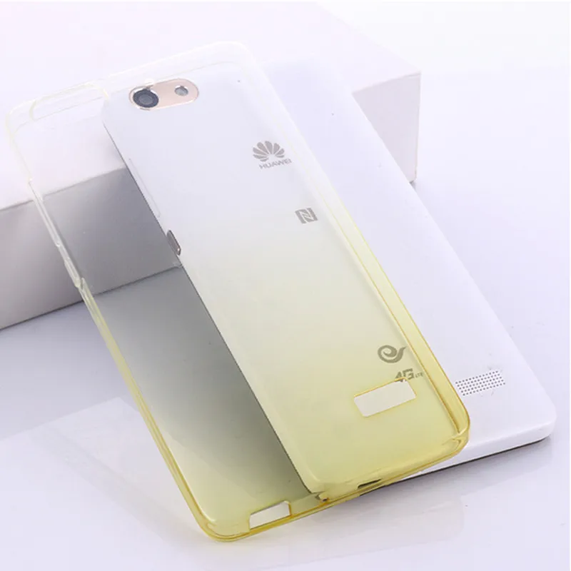 Ultra thin Color Gradiet Tpu For Huawei P8 P9 P10 Lite 2017 Y5/Y6 II Compact GT3 GR5 Honor 8 7 5C 5X 4C Pro Case |