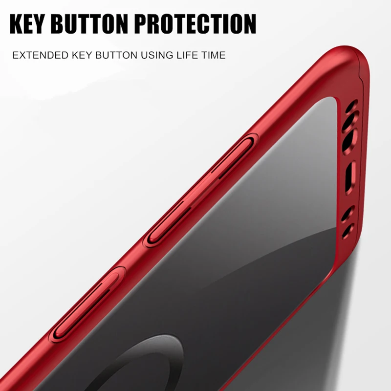 360 Полное покрытие для samsung Galaxy S6 S7 край S8 S9 S10 S10 Note 5, 7, 8, 9, Жесткий Чехол для samsung A5 A7 A3 A6 A8 плюс
