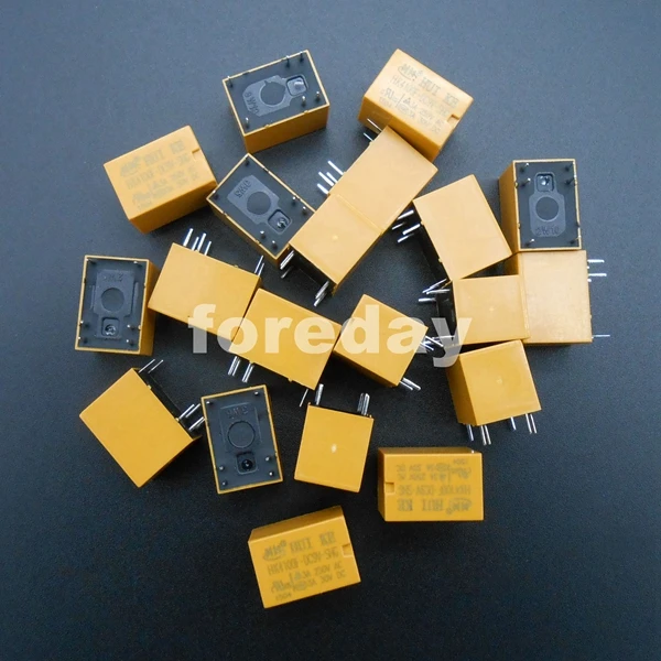 20 шт желтый Мощность реле 6 шпильки hui Ke HK4100F-DC3V-SHG HK4100F-DC 3, 5, 9, 12, V-SHG 3 V-12 V DC 3V 5V 9V 12 V Вольт 6-Pin-код* FD396-400
