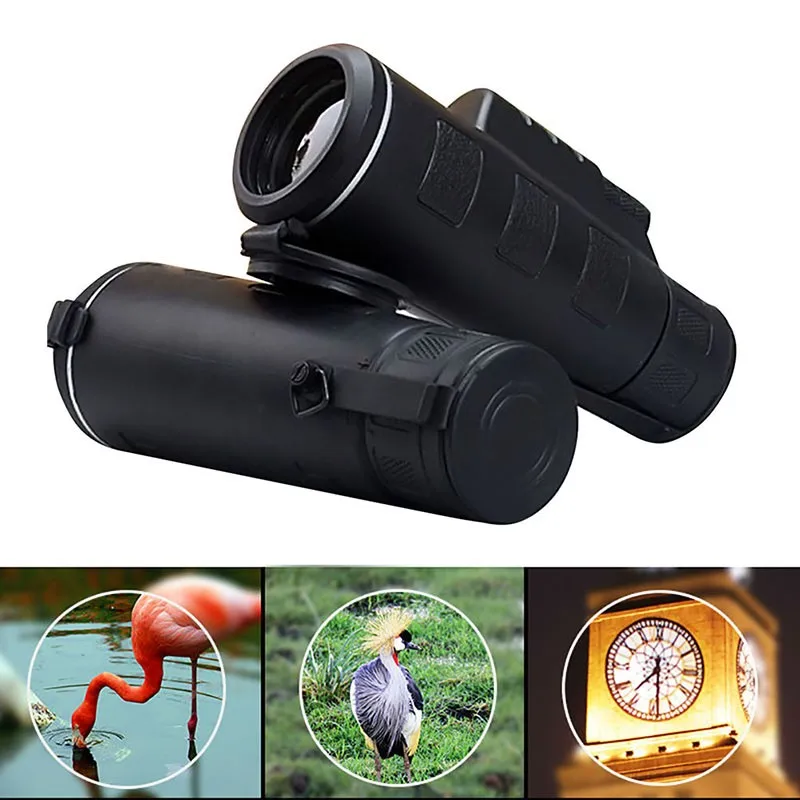 Флуоресцентный монокулярный телескоп 40x60 HD Vision военный охотничий Монокуляр