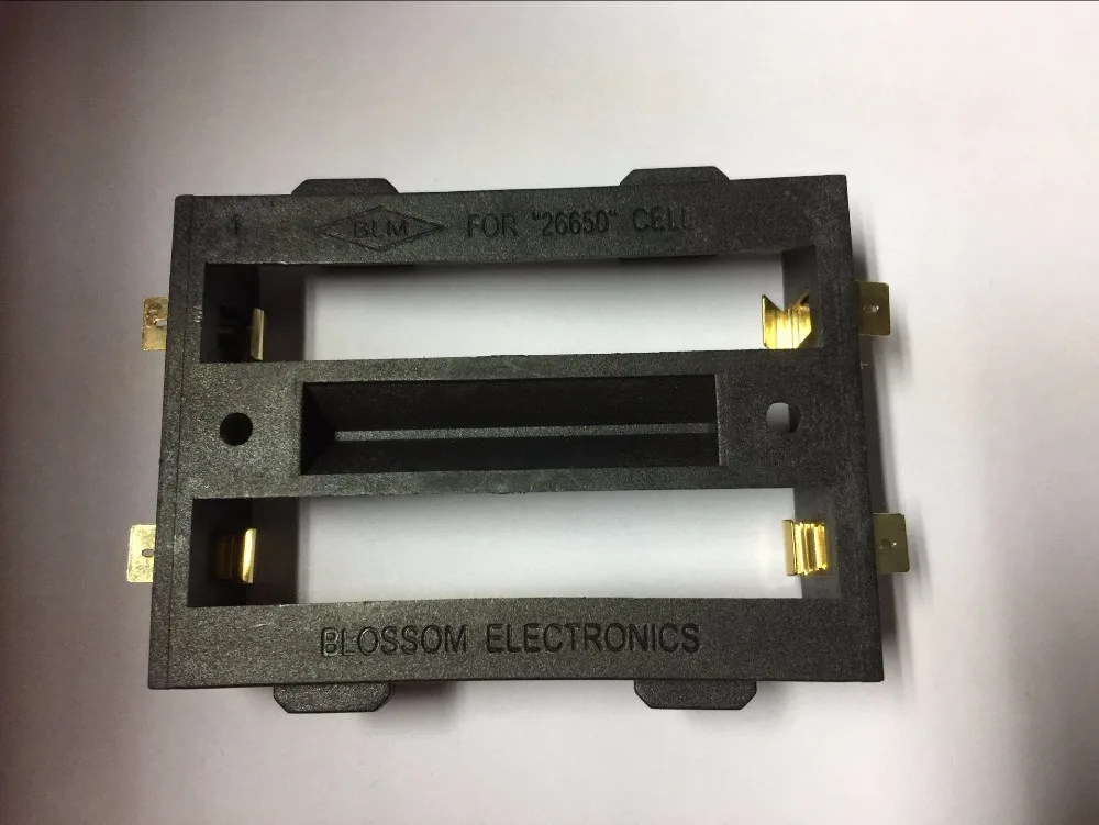 1 шт./лот высокое качество 2X26650 батарея держатель SMD с бронзовые значки 26650 коробка