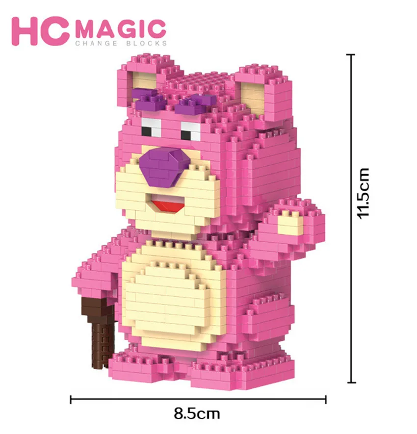 HC Magic alien DIY Мини здание нано космический человек блоки Детская игрушечная