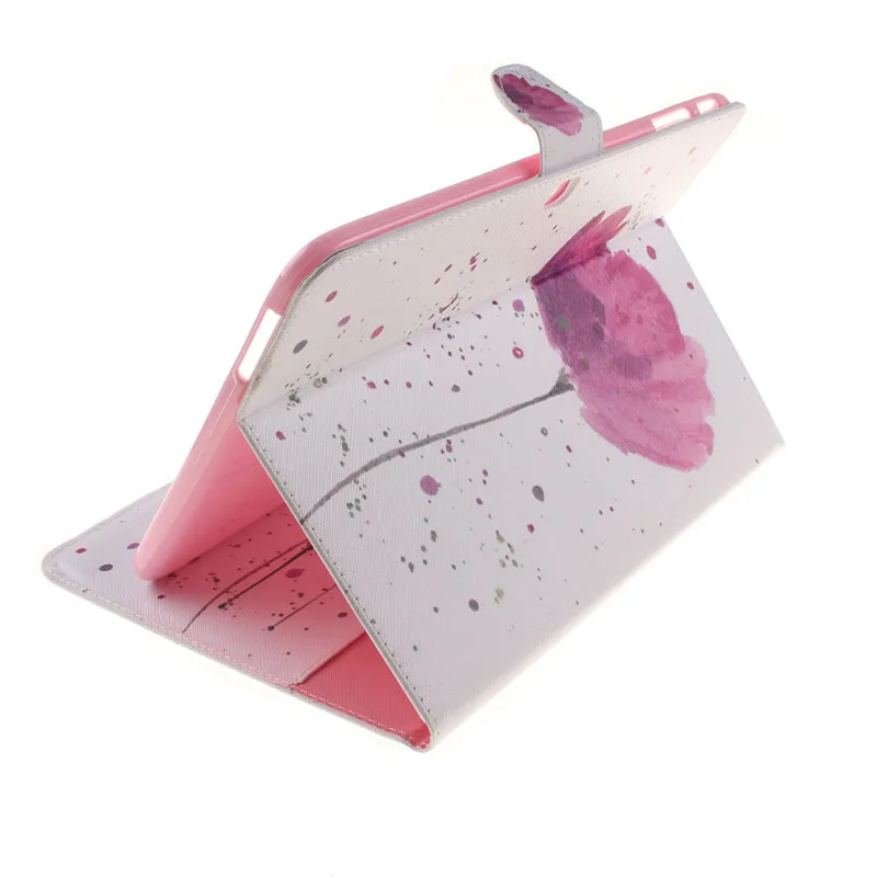 Магнитный кожаный чехол подставка с рисунком для Samsung Galaxy Tab 4 10 1 T530 T531 T535 чехлы