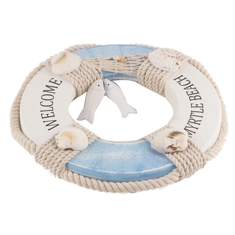 Морской деревянный декоративный спасательный круг домашний украшение для