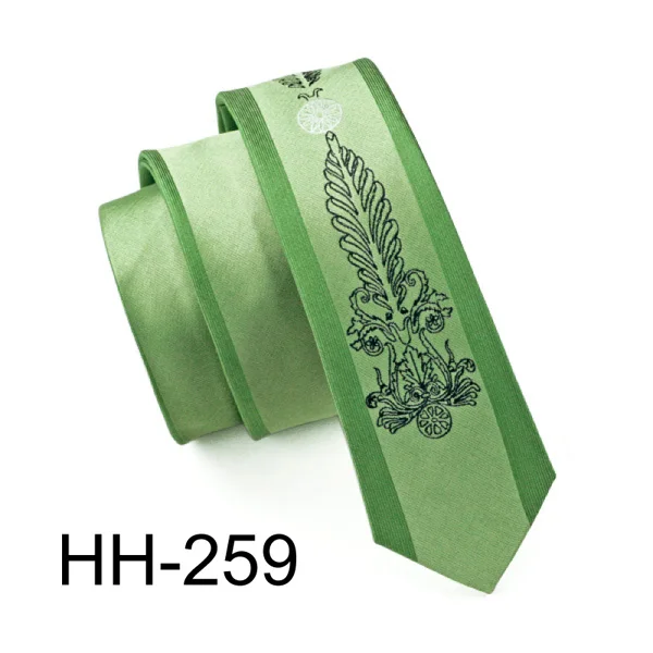 HH259 Новинка года, 20 стилей, модный тонкий галстук, узкие шелковые мужские галстуки Свадебный вечерний для жениха,, ширина 5,5/6 см - Цвет: HH259