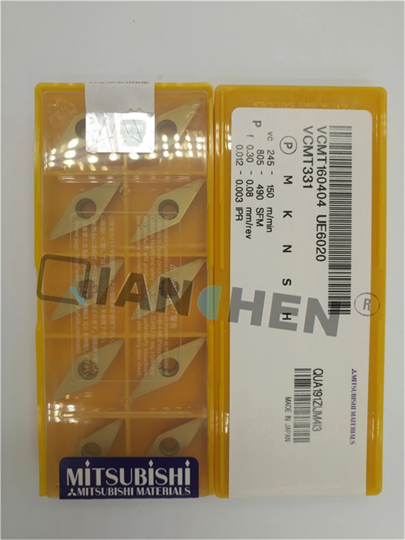 

Mitsubishi 10 шт./лот VCMT160404 08 UE6020
