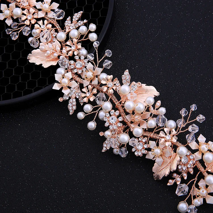 HIMSTORY новые стразы на заказ большая тиара ручной работы головной убор Свадебная