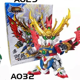 32 Аниме фигурки SD/BB Gundam Sousou Chouun Kanu Ryuubi Ryofu Chousen Kakouton 8 см модель горячее предложение: Наборы игрушек робот-Паззл хобби - Цвет: 32