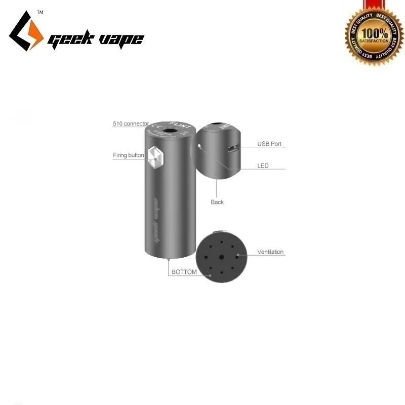 Оригинальный Geekvape Flint 950 mAh комплект Vape ручка MTL Вдыхание пара испаритель 2 мл