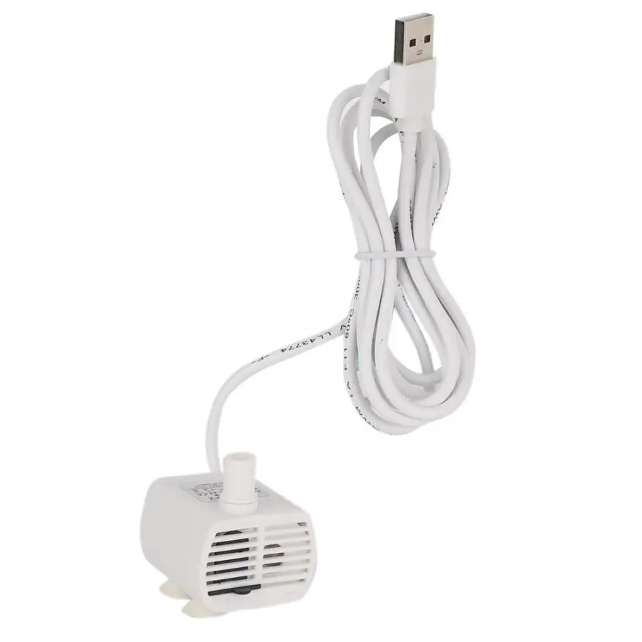 Модный USB мини-насос, погружной водяной насос для аквариума, аквариума, домашних животных, диспенсер для воды, Водонепроницаемый погружной аквариум